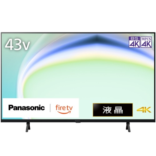 パナソニック Panasonic TV-43W80A VIERA(ビエラ) Fire TV 4K液晶テレビ 43V型