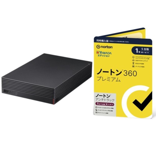 今月特売HD-EDS4U3-BE 4TB + ノートン 360 プレミアム/ アンチトラック 同時購入 1年5台版 ヤマダエディションセットの通販はが随時入荷!
