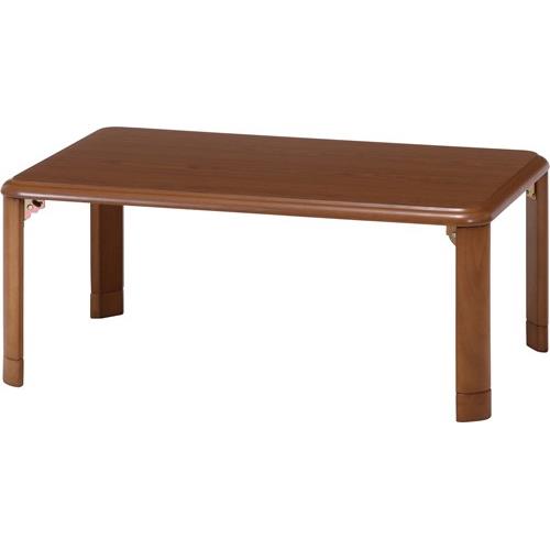 軽量継脚折り畳み座卓 9060 MBR 軽量継脚折り畳み座卓(ブラウン・90×60cm) | 不二貿易 | 10036