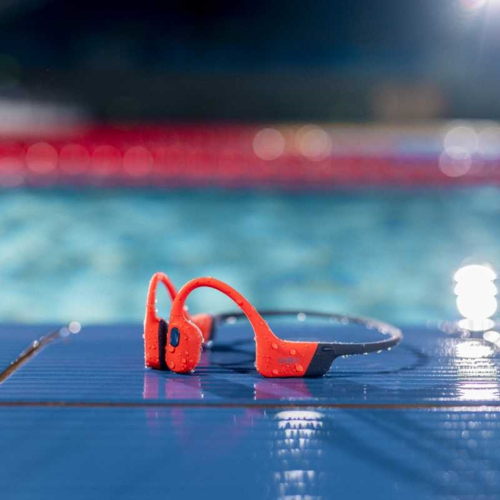 【長期保証付】Shokz(AfterShokz)(ショックス(アフターショックス)) OPENSWIM PRO レッド 骨伝導イヤホン Bluetooth 5.4 防水・ MP3 SKZ-EP-000029_6