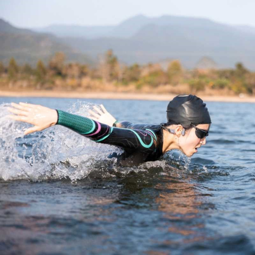 【長期保証付】Shokz(AfterShokz)(ショックス(アフターショックス)) OPENSWIM PRO グレー 骨伝導イヤホン Bluetooth 5.4 防水・ MP3 SKZ-EP-000028_11