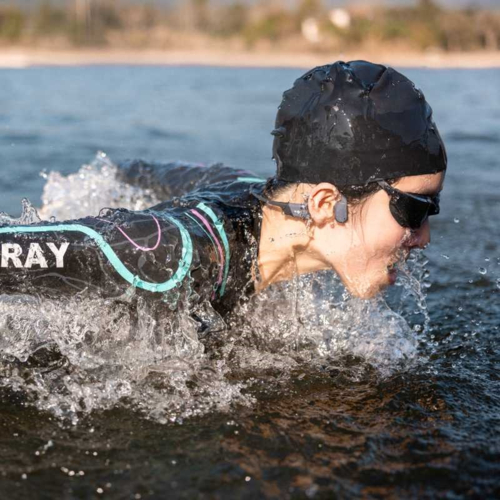 【長期保証付】Shokz(AfterShokz)(ショックス(アフターショックス)) OPENSWIM PRO グレー 骨伝導イヤホン Bluetooth 5.4 防水・ MP3 SKZ-EP-000028_12