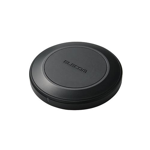 エレコム(ELECOM) W-QA26BK(ブラック) Qi規格(EPP) 対応ワイヤレス充電器(12/10/7.5/5W・卓上)