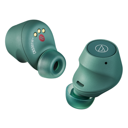 オーディオテクニカ(audio-technica) ATH-CKS30TW+/GR(エバーグリーン) Bluetooth 完全ワイヤレスイヤホン SOLID BASS