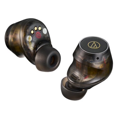 オーディオテクニカ(audio-technica) ATH-CKS30TW+/TBK(スケルトン) Bluetooth 完全ワイヤレスイヤホン SOLID BASS