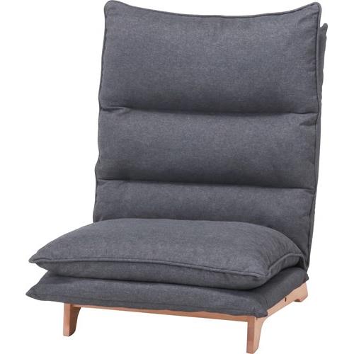 不二貿易 【組立品】 ダブルクッション座椅子 フィット２ １Ｐ ＤＧＹ