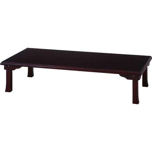 不二貿易 【完成品】折脚和風座卓 ＴＬＭ−１５０７ 紫檀色