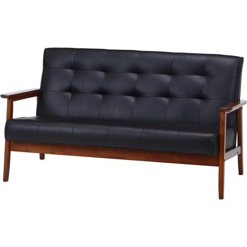 不二貿易 【組立品】 バイキャストＰＵソファー フレンズＤＢＲ ２Ｐ ８４６