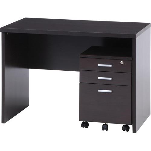 不二貿易 【組立品】デスク２点セット ＢＲ ブラウン