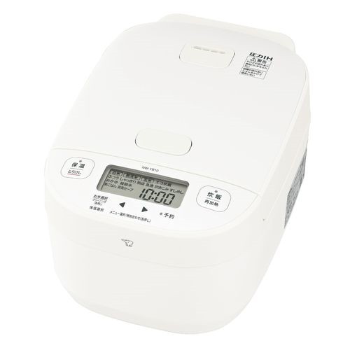 象印(ZOJIRUSHI) NW-YB10-WA(ホワイト) 圧力IH炊飯ジャー 5.5合