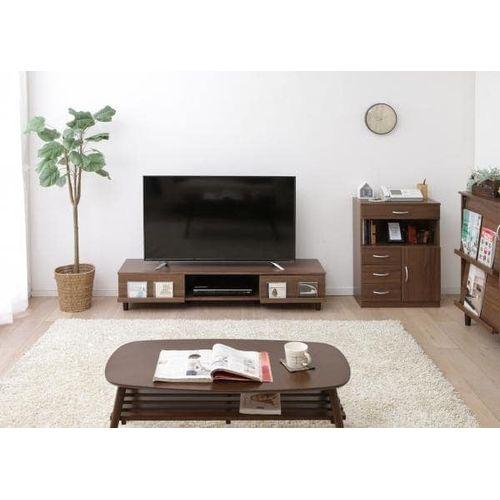 アイリスオーヤマ(Iris Ohyama) BAB-150A ウォールナット AVボード ボックスタイプ 幅150cm 62V対応