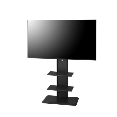 アイリスオーヤマ(Iris Ohyama) UTS-700R-B ブラックオーク スタンドテレビ台 幅70cm VESA対応 高さ13段階 65V対応_2