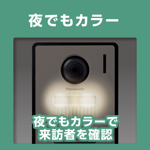 パナソニック Panasonic 増設用カラーカメラ玄関子機 VL-V574L-N