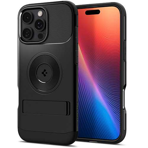 シュピゲン ACS08164 iPhone16Pro用 Slim Armor MagFit Blackその他スマホアクセサリー