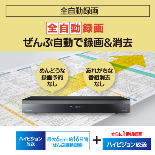 パナソニック(Panasonic) DMR-2X203 DIGA 全自動ディーガブルーレイ