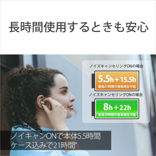 ソニー(SONY) WF-LS910N-BZ ブラック LinkBuds Fit 完全ワイヤレスイヤホン Bluetooth5.3 その他ヘッドホン・イヤホン