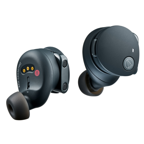 【長期保証付】オーディオテクニカ(audio-technica) ATH-CKS50TW2BK ブラック 完全ワイヤレスイヤホン マグネティックスイッチ機能_3