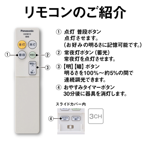 パナソニック(Panasonic) LE-RC08D2 パルック LEDシーリングライト コンパクト 外径330mm リモコン対応 8畳用