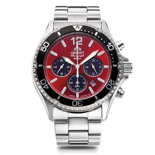 【長期保証付】オリエント(ORIENT) RN-TX0207R Orient Mako Sports Collection クオーツ ソーラー式 腕時計 国内正規品