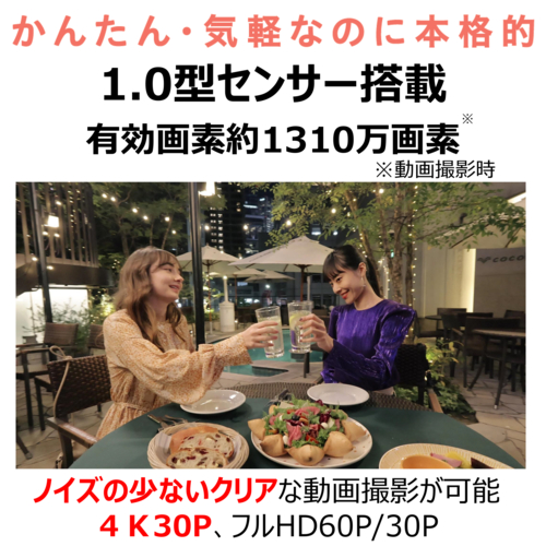 【長期間5年言いはなつ付】CANON(キヤノン) PowerShot V10 WH 白いこと 衣嚢大きさ Vlog写真器