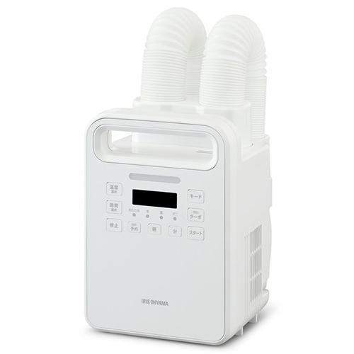 【長期保証付】アイリスオーヤマ(Iris Ohyama) FK-WH2-W ホワイト ふとん乾燥機 カラリエ ハイパワーツインノズル