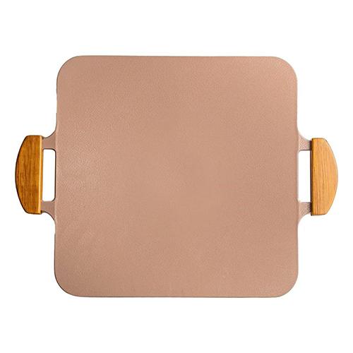 ドクターハウス Dr.HOWS ドクターハウス ソリッドグリルパン マルチグリドル 41cm×31cm ヌーディーピンク IHガス火対応 PFOAPFOSフリー 正方形の通販は 8,459円