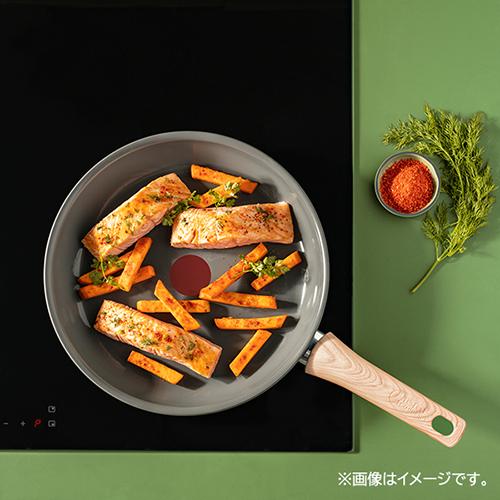 ティファール(T-fal) C44205 地びた薄墨色 IHセラミックグライド フライパン 26糎 IH相応う