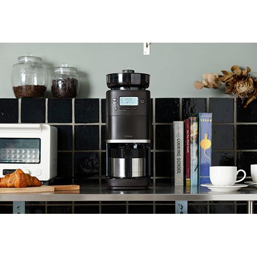 シロカ(siroca) SC-C271 TD -TD コーン式全自動コーヒーメーカー カフェばこPRO