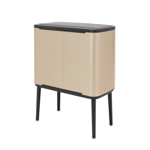 ブラバンシア(brabantia) ダストボックス Boタッチビン11+23L シャンパンソフトタッチ開閉 分別できる_3