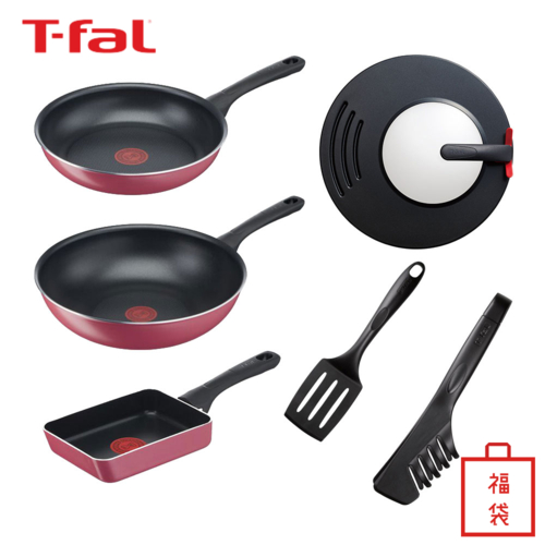 ティファール(T-fal) ティファール 福袋 ガス火専用 クランベリーレッド スペシャルセット