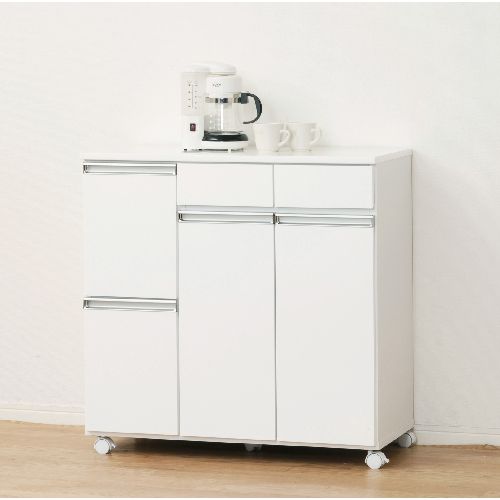 クロシオ 【一部組立】23713 ダイニングダストボックス4D ホワイト