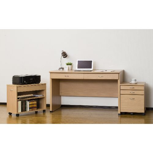 クロシオ 【一部組立】25169 システムデスク120 ナチュラル