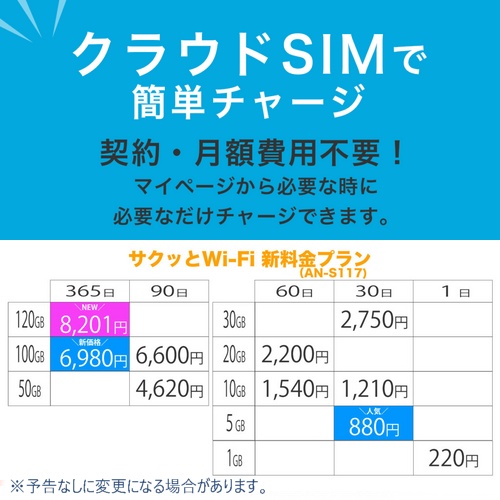 KEIYO(ケイヨー) AN-S117 SIM契約不要 車載対応Wi-Fiルーター サクッとWi-Fi 初回10GB付_3