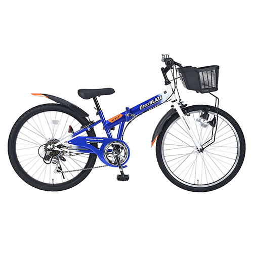 マイパラス(My pallas) MJ-824F-BK ブラック 折畳ジュニアMTB24・6SP・CIデッキ