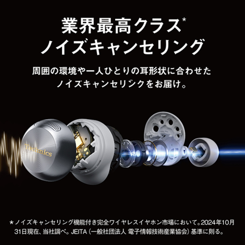 Technics テクニクス EAH-AZ100-S シルバー 完全ワイヤレスイヤホン