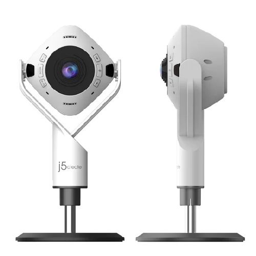 j5create(ジェイファイブ クリエイト) JVU368 ホワイト USB スピーカーフォン搭載 360°パノラマ Webカメラ_2
