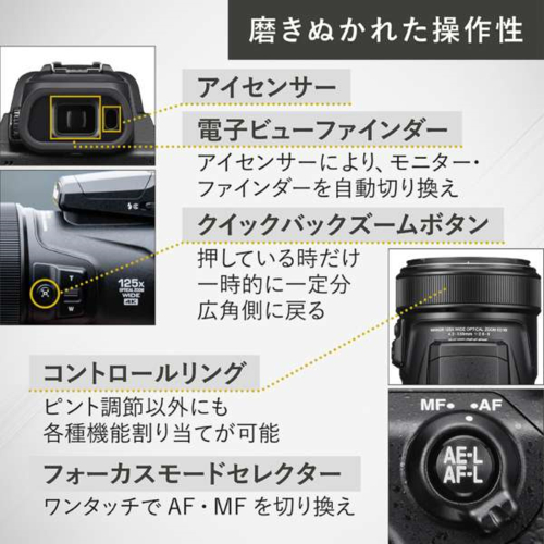 ニコン(Nikon) COOLPIX P1100 超望遠ズームデジタルカメラ 光学125倍の