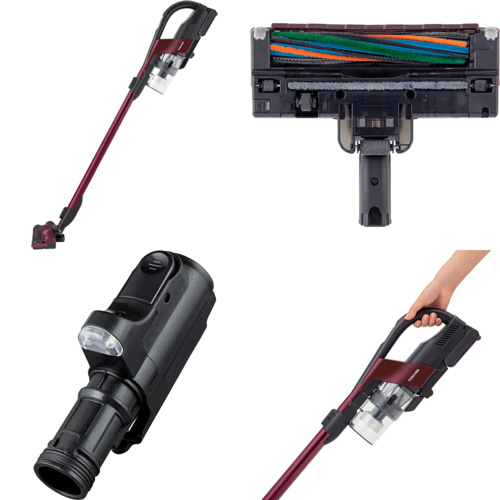 【長期保証付】東芝(TOSHIBA) VC-CLX51-T(ボルドーブラウン) トルネオ ヴイ サイクロンコードレススティッククリーナー