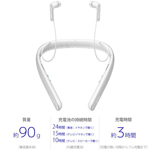 ソニー(SONY) SMR-10-W ホワイト 首かけ集音器_2