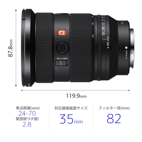 ソニー(SONY) FE 24-70mm F2.8 GM II SEL2470GM2 Eマウント用 フルサイズ ズームレンズ_2