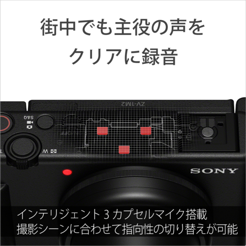 ソニー(SONY) VLOGCAM ZV-1 II ZV-1M2 W ホワイト 1.0型 大型センサーデジタルカメラ ZV1M2W_4