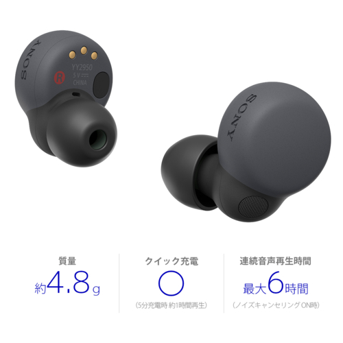 長期保証付】ソニー(SONY) WF-LS900N-B (ブラック) LinkBuds S