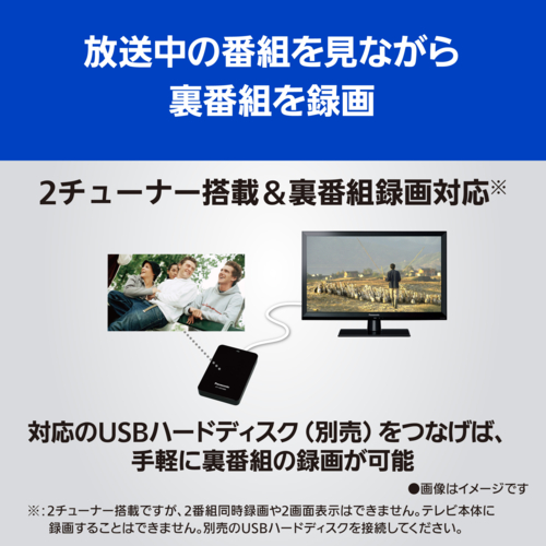 【長期保証付】パナソニック(Panasonic) TH-24J300 VIERA ビエラ ハイビジョン液晶テレビ 24V型_3