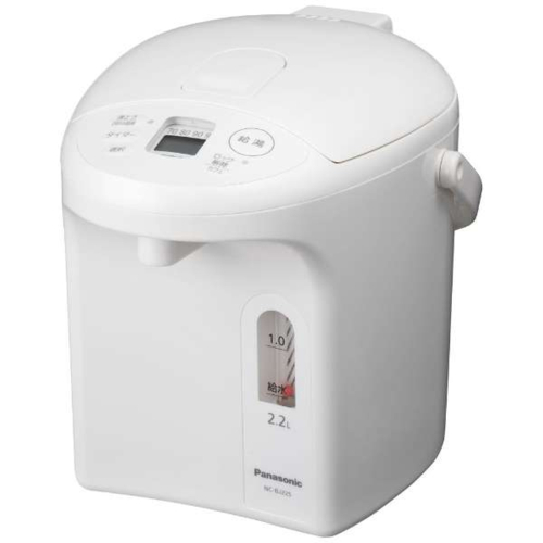 【長期保証付】パナソニック(Panasonic) NC-BJ225-W ホワイト マイコン沸騰ジャーポット 2.2L 電気ポット