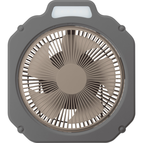 ドウシシャ(Doshisha) FBY-202BBK ブラック Wind GEAR 20cm DC アウトドアファン USB充電式