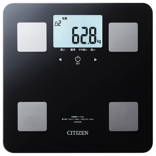 シチズン(CITIZEN) HMS525-BK(ブラック) 体重体組成計
