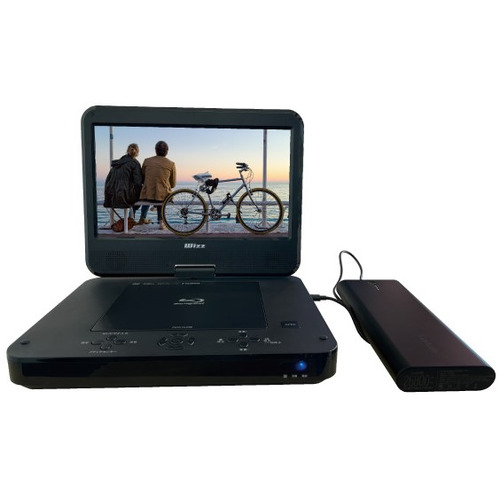 【長期保証付】Wizz WPB-S1006 ブラック Wizz 10.1インチ ポータブルブルーレイディスク/DVDプレーヤー_3