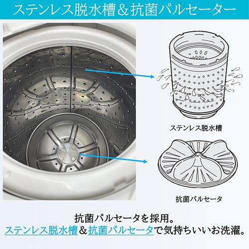 日立(HITACHI) PS-65AS2-W ホワイト 青空 2槽式洗濯機 洗濯6.5kg/脱水6.5kg_2