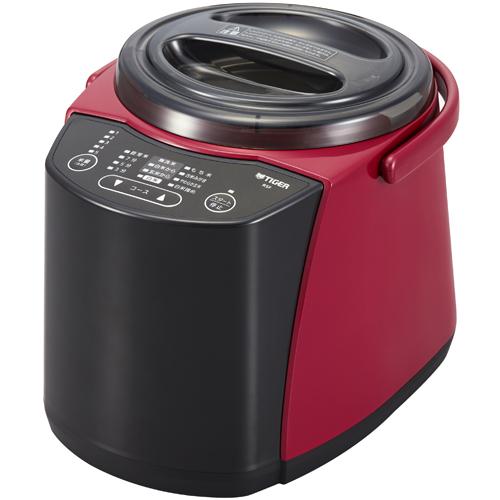 【長期保証付】タイガー魔法瓶(TIGER) 精米器 無洗米機能つき 5合 RSF-A100R レッド