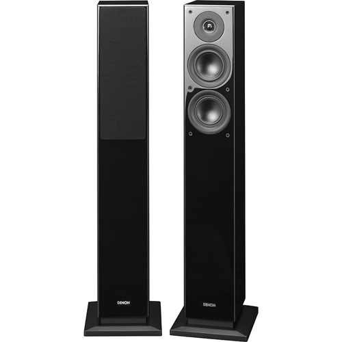 DENON(デノン) SC-T37-K ピアノブラック トールボーイスピーカー 1台